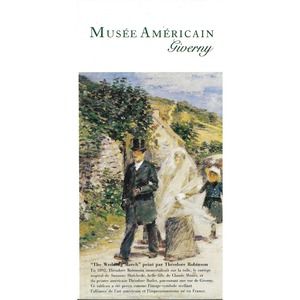 Claude Monet Musee Americain Giverny France Travel Brochure Guide Map